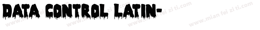 Data Control Latin字体转换